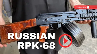 Russian RPK Model 68 | Most beautiful firing sound