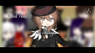 [• Bsd react to Chuuya • dead chuuya AU • soukoku • spoiler? • 1/1 •]