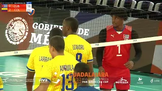 XVI Copa Panamericana NORCECA de Voleibol Varonil | ▶️ En vivo | CUBA VS COLOMBIA