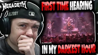 HIP HOP FAN'S FIRST TIME HEARING 'Megadeth - In My Darkest Hour' | GENUINE REACTION