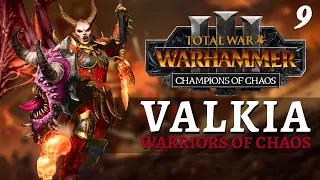 VALKIA vs BE'LAKOR | Immortal Empires - Total War: Warhammer 3 - Champions of Chaos - Valkia #9