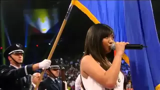 Charice sings the Philippine National Anthem for Pacquiao vs Mosley