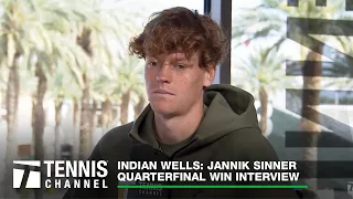 Jannik Sinner is 16-0 in 2024 | Indian Wells Quarterfinal Interview