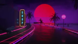 DeLorean Ambient Synthwave Beach Side Road Drive 4K Ultra HD 60fps by 5 Minute Edits |