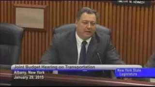 Joint Legislative Budget Hearing on Transportation - 01/29/15