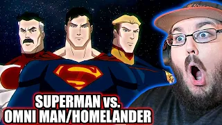 SUPERMAN vs. OMNI MAN/HOMELANDER - Full Animation REACTION!!!