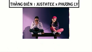 THẰNG ĐIÊN | JUSTATEE x PHƯƠNG LY KARAOKE [ CÓ BÈ BEAT GỐC ]