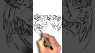 🖊 Draw "Zodd the Immortal" 💀🔥 Berserk || Anime Drawing #anime #zodd #berserk #shorts