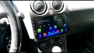Nissan Qashqai J10 inlocuirea navigatiei vechi cu unul Android  de 9 inch cu tot cu grila