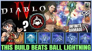 Diablo 4 - New Best MOST POWERFUL Sorcerer Build Found - Charged Lightning = OVERPOWERED - Guide!