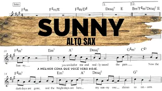 SUNNY [ALTO SAX SHEET MUSIC] Bobby Hebb