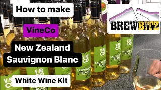 Making a Vine Co New Zealand Sauvignon Blanc White Wine Kit