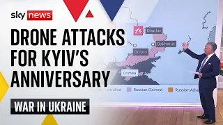 Ukraine War: Exploding drone attacks come ahead of Kyiv's anniversary