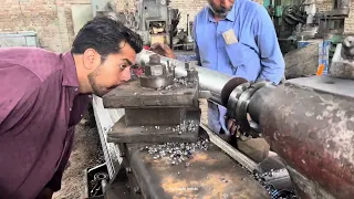 Machining process of Longest shaft on Lathe we Did!