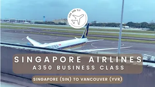 Singapore Airlines A350 Business Class Long-haul