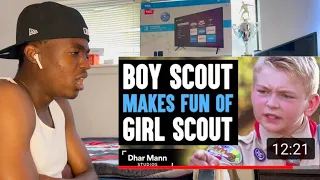 Boy Scout MAKES FUN Of GIRL SCOUT | Dhar Mann **REACTION**