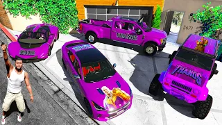 Collecting THANOS SUPER CARS in GTA 5..!🤩
