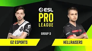 CS:GO - G2 Esports vs. HellRaisers [Dust2] Map 2 - Group D - ESL EU Pro League Season 10