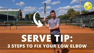 Serve Tip: 3 Steps To Fix Your Low Elbow