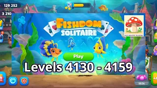 Fishdom Solitaire Gameplay (Levels 4130 - 4159) | @MKPlaysGames777