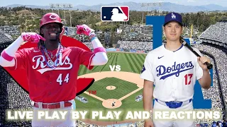 Cincinnati Reds vs Los Angeles Dodgers Live Play-By-Play & Reactions