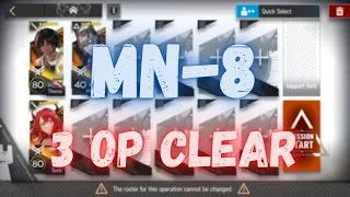 [Arknights] MN-8 | 3 op clear