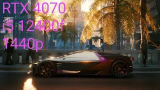 Cyberpunk 2077 - RTX 4070, i5 12400f, 32GB, RT Overdrive, DLSS Auto, FG On feat. 1440p