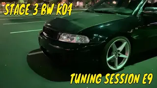 2001 B5 S4 Stage 3 K04 91 octane Tuning session E9