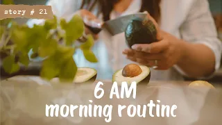 6 AM MORNING ROUTINE | A Peaceful Work-Week Morning | Slow Living Vlog