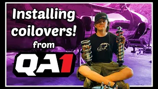 We install QA1 COILOVERS on a Chevy Monza Spyder! #goDRIVEit