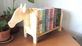 How to make wooden shelves for books