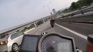 ktm 1290 superduke r vs honda cbr 0 to 200km top speed