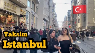 4 K 🇹🇷 Istanbul turkey  istiklal street 4k walking tour vedio 2024 istiklal street 🇹🇷