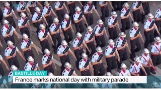 France marks Bastille Day with military parade