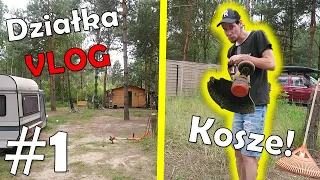 Działka VLOG #1 - Żyję w przyczepię, koszę trawę i oprowadzam | Skoda Gadać