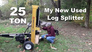 #79 Tractor Supply Countyline 25 Ton Log Splitter. First Use.