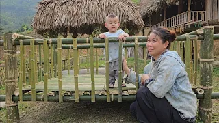 A 17-year-old single mother living in an abandoned house made her own bed - ly tu tay