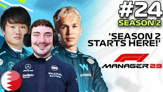 F1 MANAGER 23 | SEASON 2 STARTS HERE! | Williams CAREER MODE #24 | F1 Manager 2023 #f1manager23