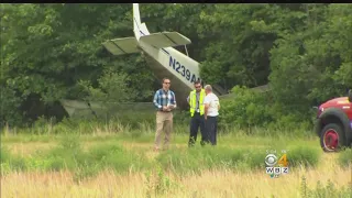 Small Plane Skids Off Runway Into Woods At Plum Island Airport