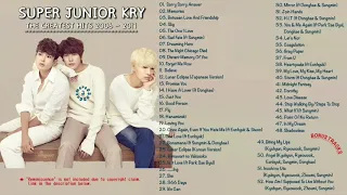 SUPER JUNIOR KRY SONGS COMPILATION 2006-2017