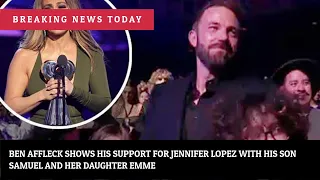 Ben Affleck shows his support for Jennifer Lopez with his son Samuel and her ... | News #Shorts