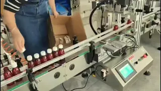 Automatic liquid syrup filling capping labeling machine