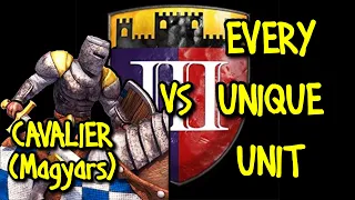 CAVALIER (Magyars) vs EVERY UNIQUE UNIT (Castle Age) | AoE II: Definitive Edition