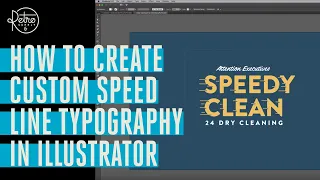 How to Create Custom Speed Line Typography in Illustrator
