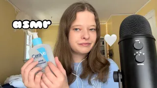 ASMR Tapping On Skincare Products