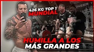 JOHN HAACK hace HISTORIA 😵 426 kg Peso muerto convencional RAW y con 93 kg