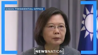 China escalates threats to Taiwan after three days of military drills | Elizabeth Vargas Reports