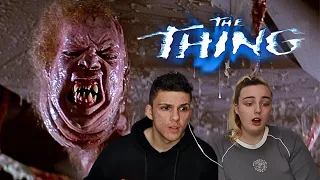 The THING (1982) FIRST TIME Movie REACTION! Girlfriends First Time Watching!!