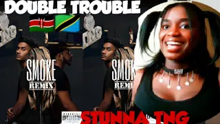 Double Trouble ft Stunna TNG - Smoke Remix Reaction