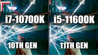 Intel Core i7-10700K vs Intel Core i5-11600K — Test in 10 Games! [1080p, 1440p]